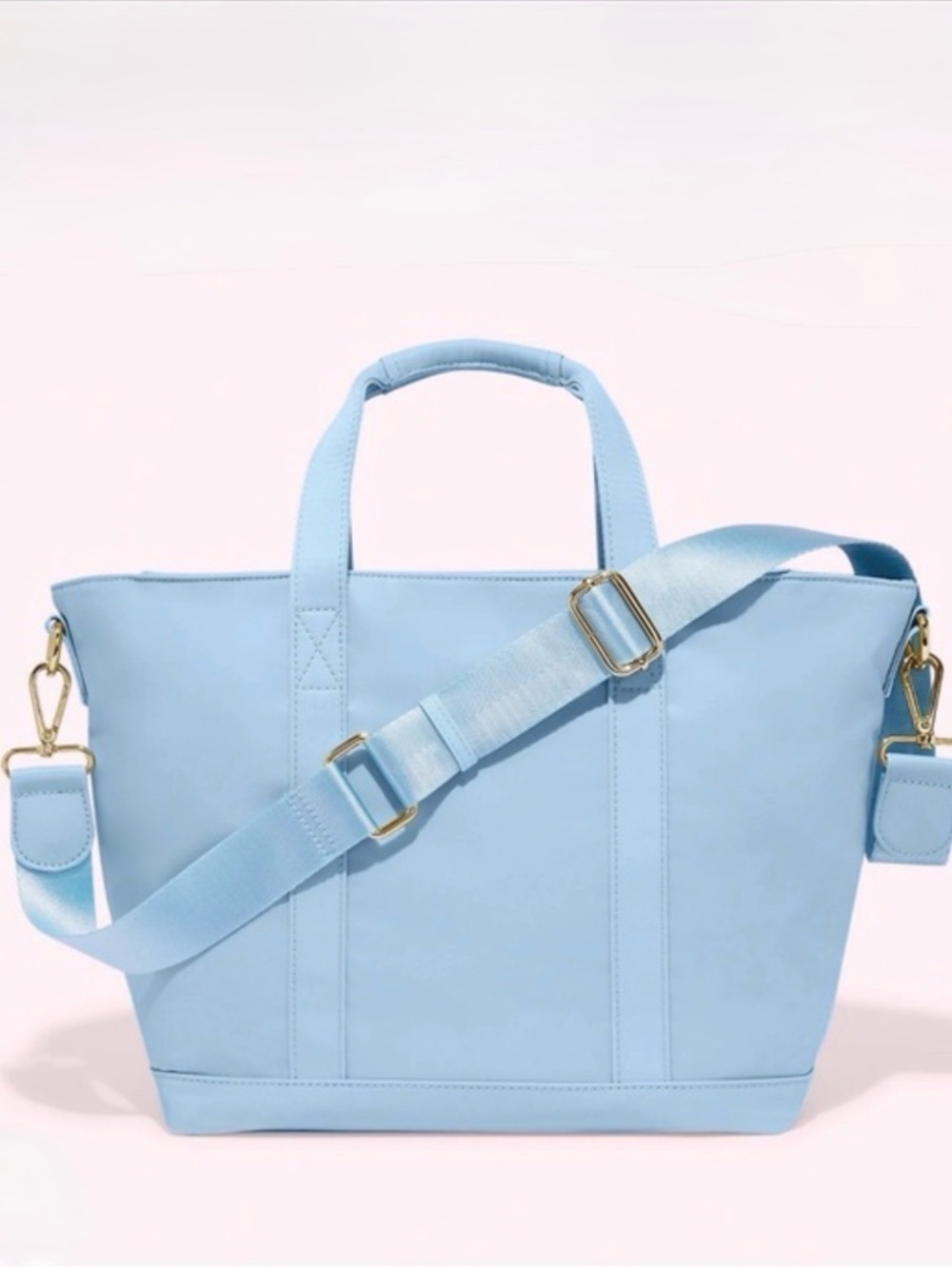 Stoney Clover Lane Periwinkle Blue Carryall Mini Tote NWT